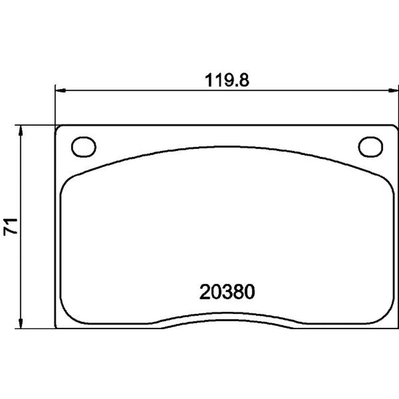 Mintex Front Brake Pad Set fits Aston Martin DB7 Vantage 1994-2003 3.2 5.9