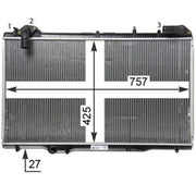 Mahle Engine Radiator fits Renault Espace 1996-2000 2.2