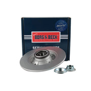 Borg & Beck Front & Rear Brake Discs & Pads fits Citroën C3 Aircross I 2017-2018