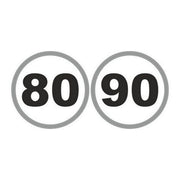 French Speed Limit Stickers 80/90kmh for Caravans and Motorhomes Nova - Dynamic Drive