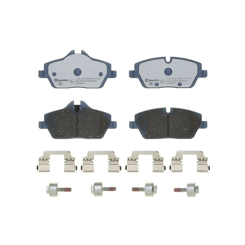 Brembo 4 x Front Brake Pad Set fits BMW I3 2013 on