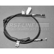 First Line Handbrake Cable Left Rear fits Honda Civic 1991-1995 1.3 1.6