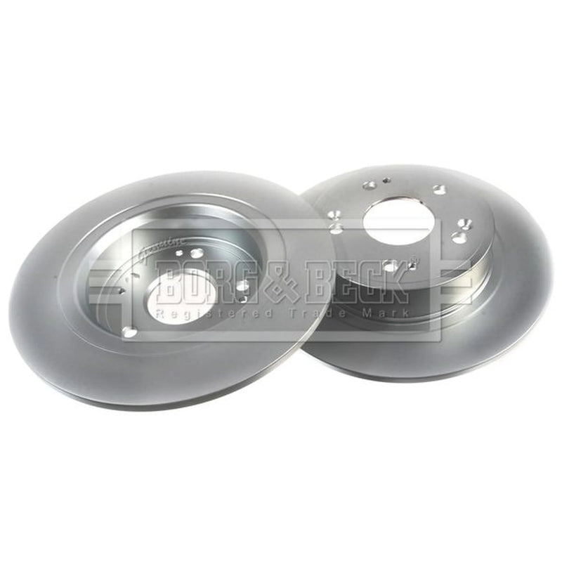 Borg & Beck Rear Brake Discs & Pads fits Honda Accord VIII 2008-2015 2.0 2.2