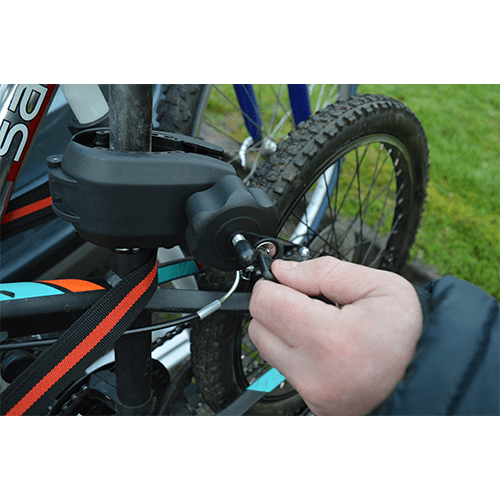 M-Way Towball Mounted Car Rear Tow Bar Cycle Holder 2 Bike Carriers w Electrics Maypole  - Dynamic Drive