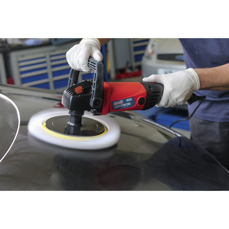 Sealey Sander/Polisher180mm Variable Speed 1200W/230V MS875PS Sealey - Dynamic Drive