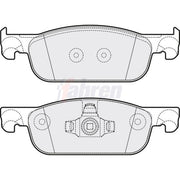Fahren Front Brake Pad Set FBP3794