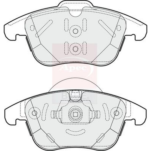 Apec Front & Rear Brake Discs & Pads fits Land Rover Range Rover Evoque