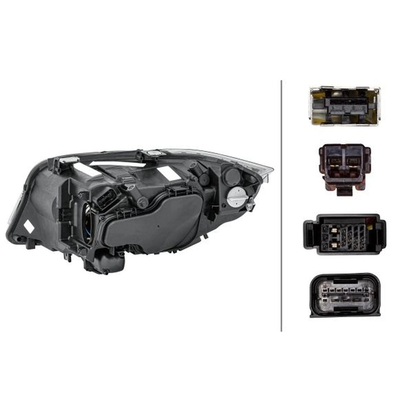 Hella Headlight Headlamp D1S/H7 Right fits BMW 3 2004-2012