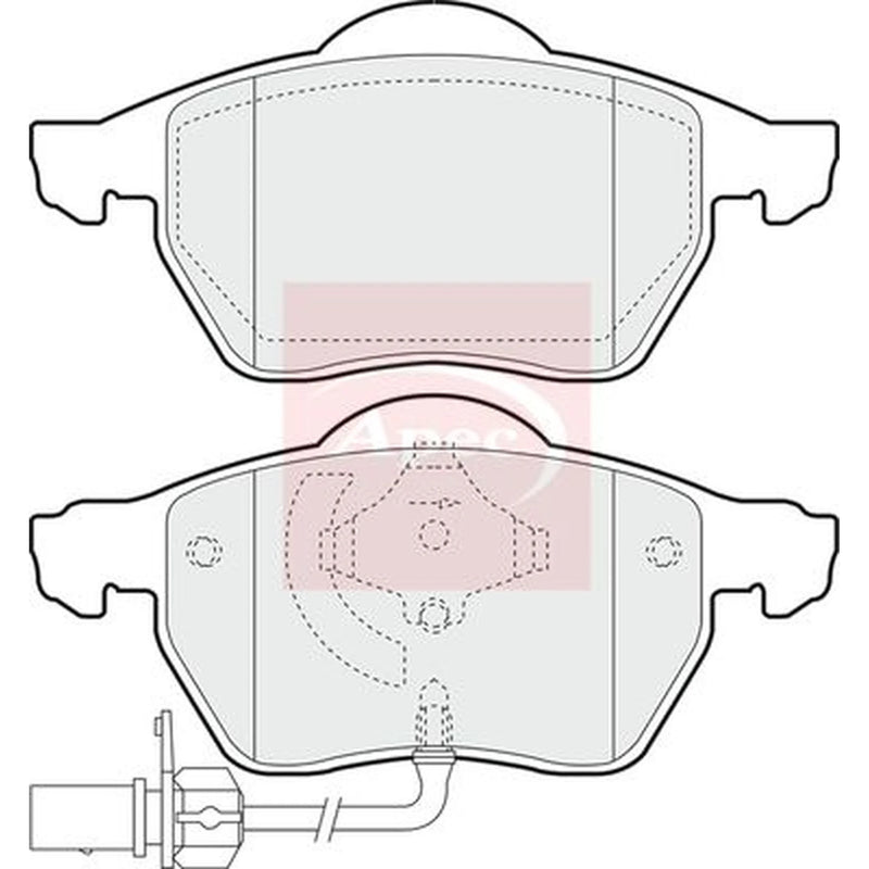 Apec Front Brake Pad Set PAD1234