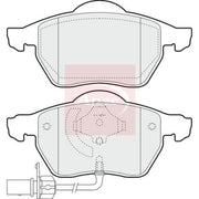 Apec Front & Rear Brake Discs & Pads fits Audi A6 C5 1997-2005 1.8 2.4 2.8