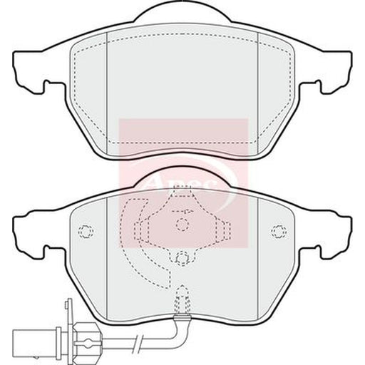 Apec Front & Rear Brake Discs & Pads fits Audi A4 B6 2000-2005 1.8 2.4 2.5 3.0