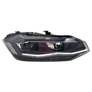 Apec Headlight Headlamp Left fits VW Polo VI 2017-2021 1.0 1.5 1.6