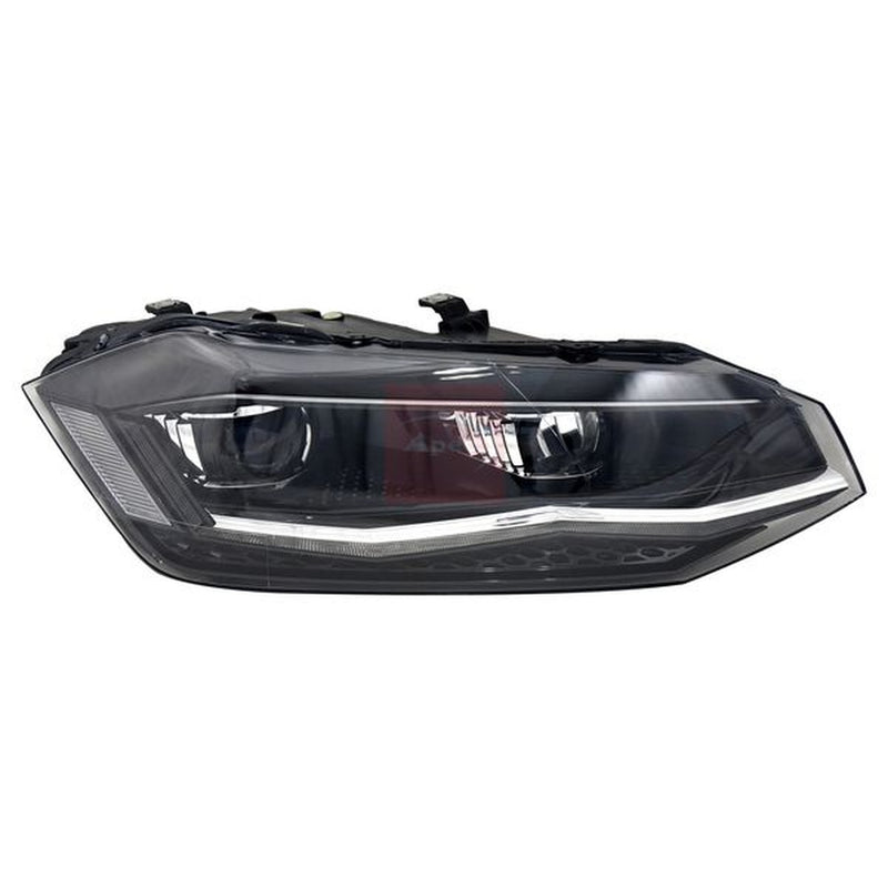Apec Headlight Headlamp Left fits VW Polo VI 2017-2021 1.0 1.5 1.6