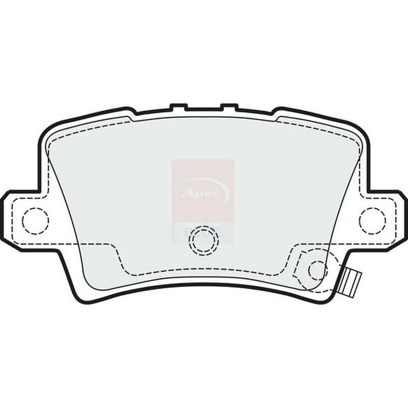 Apec Front & Rear Pads fits Honda Civic VIII 2005-2012 1.4 1.8 2.2