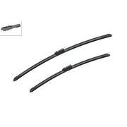 Bosch Aerotwin Wiper Blade Set 650mm + 530mm — A639S fits Audi A6 Allroad C7