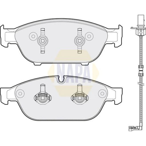 NAPA Front Brake Pad Set NBP1889