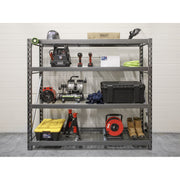 Sealey Heavy-Duty Racking Unit with 4 Mesh Shelves 640kg Capacity Per Level 1956 Sealey - Dynamic Drive