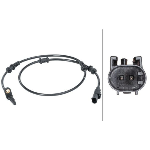 Hella ABS Wheel Speed Sensor Front fits Infiniti Q30 2015 on 1.5 1.6 2.0 2.2