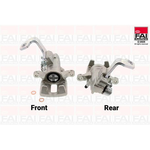 FAI Brake Caliper Assembly Rear Left fits Honda Jazz II 2002-2008 1.2 1.3 1.4