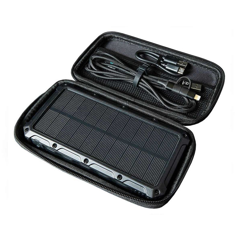 Wolf Outdoors SPB-16 Solar Power Bank with Case and 3in1 Lead Wolf Outdoors - Dynamic Drive