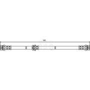 Apec Brake Hydraulic Hose Line Front fits Audi A3 2003-2012 3.2