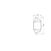 Bosch Front & Rear Pads fits Fiat Punto 1999-2012 1.8 1.9 188.738