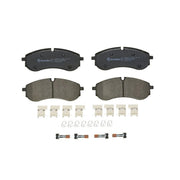 Brembo 4 x Rear Brake Pad Set fits Man Tge 2017-2024 2.0