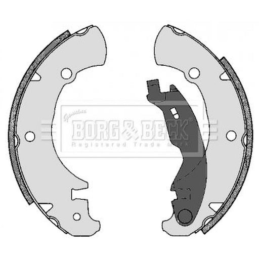 Borg & Beck Brake Shoe Set Axle Kit BBS6302