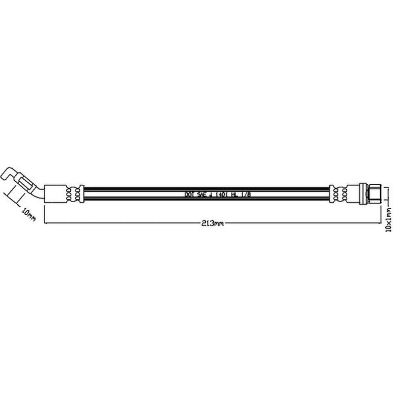 Juratek Brake Hydraulic Hose Line Right JBH1120