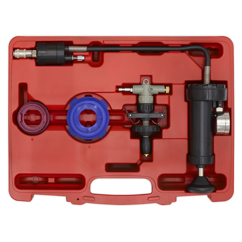 Sealey Cooling System Pressure Test Kit 4pc VS0012 Sealey - Dynamic Drive