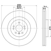 Mintex Front Brake Discs MDC2782C-x2