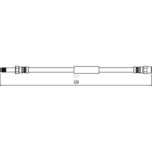NAPA Brake Hydraulic Hose Line Rear NBH1299