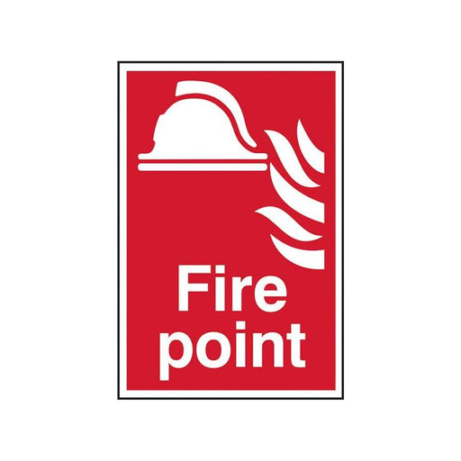 Scan Fire Point - PVC Sign 200 x 300mm Scan - Dynamic Drive