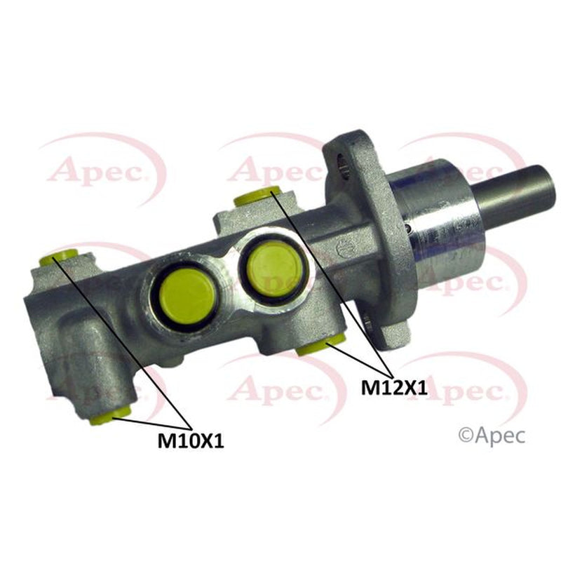 Apec Brake Master Cylinder Hydraulic Assembly fits Peugeot 206 1998-2012