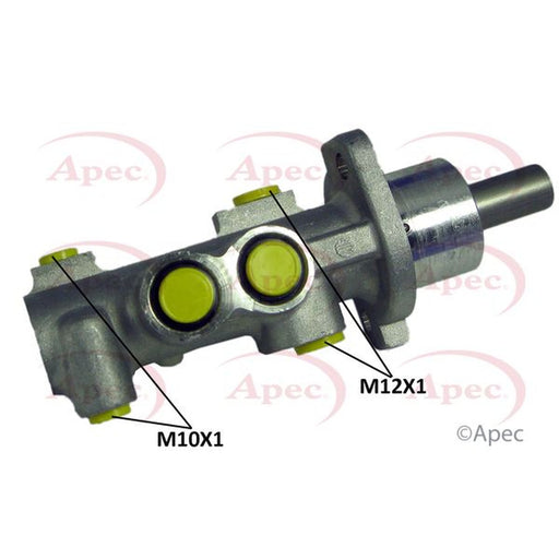 Apec Brake Master Cylinder Hydraulic Assembly fits Peugeot 206 1998-2012