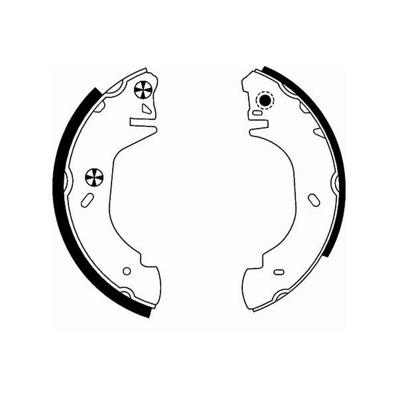 Mintex Brake Shoe Set Axle Kit fits Ford Transit 1991-1994 2.0 2.5