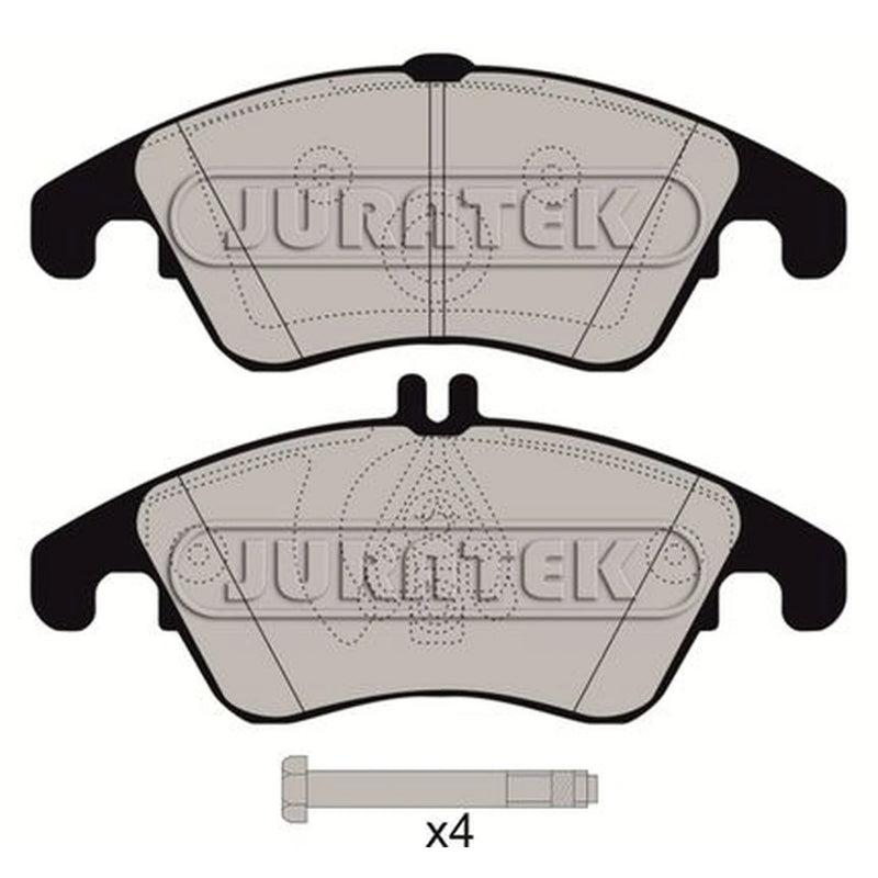 Juratek Front Brake Pad Set fits Mercedes-Benz C-Class 2007-2014
