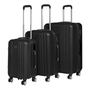 Dellonda 3-Piece Lightweight ABS Luggage Set with TSA Lock Dellonda  - Dynamic Drive