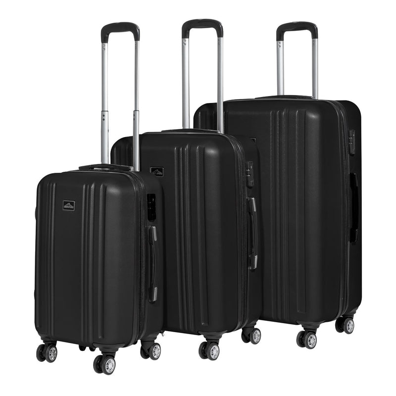 Dellonda 3-Piece Lightweight ABS Luggage Set with TSA Lock Dellonda  - Dynamic Drive
