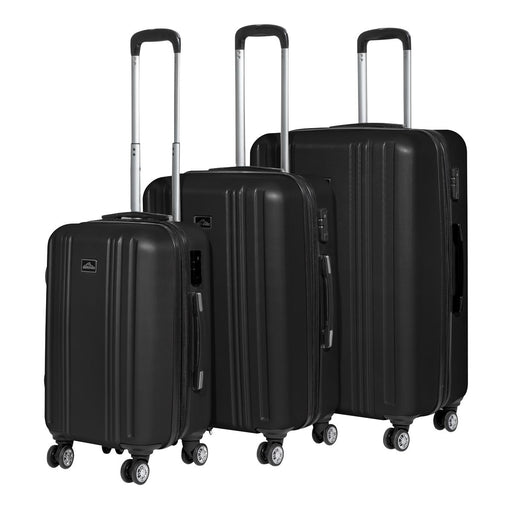 Dellonda 3-Piece Lightweight ABS Luggage Set with TSA Lock Dellonda  - Dynamic Drive