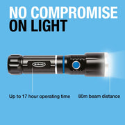 CCA Ring Telescopic LED Torch with Lamp - RT5195 Ring Automotive - Dynamic Drive