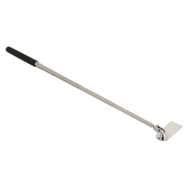Laser Telescopic Stainless Steel Mirror 6.3 X 2.5cm 4998 Laser - Dynamic Drive