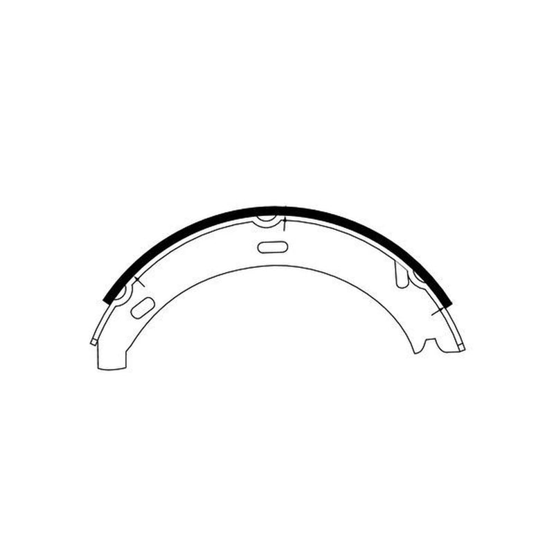 Mintex Parking Brake Shoe Set fits Mercedes-Benz E-Class 1997-2002