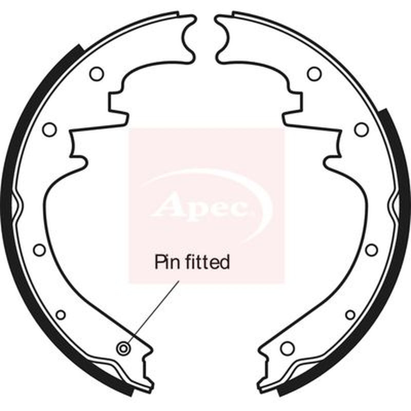 Apec Brake Shoe Set Axle Kit fits Jeep Grand Cherokee 1991-1999 2.5 4.0