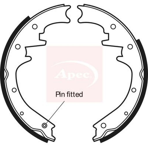 Apec Brake Shoe Set Axle Kit fits Jeep Grand Cherokee 1991-1999 2.5 4.0