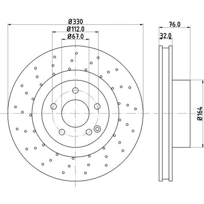 Mintex Front & Rear Brake Discs & Pads fits Mercedes-Benz S-Class 1998-2006