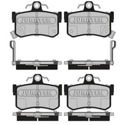 Juratek Rear Brake Pad Set fits MG Mgf 1995-2002 1.6 1.8