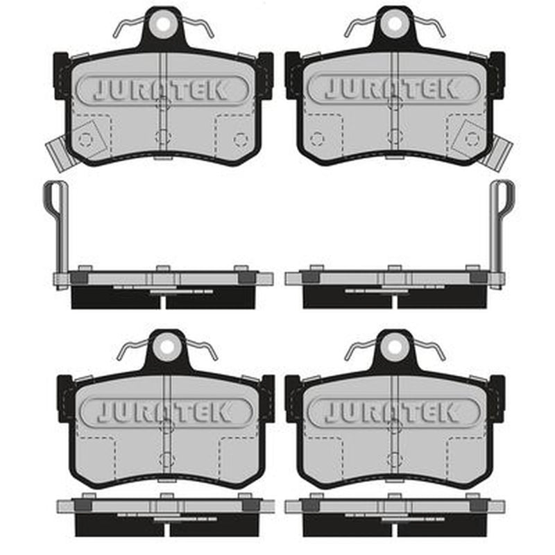 Juratek Rear Brake Pad Set fits MG Mgf 1995-2002 1.6 1.8