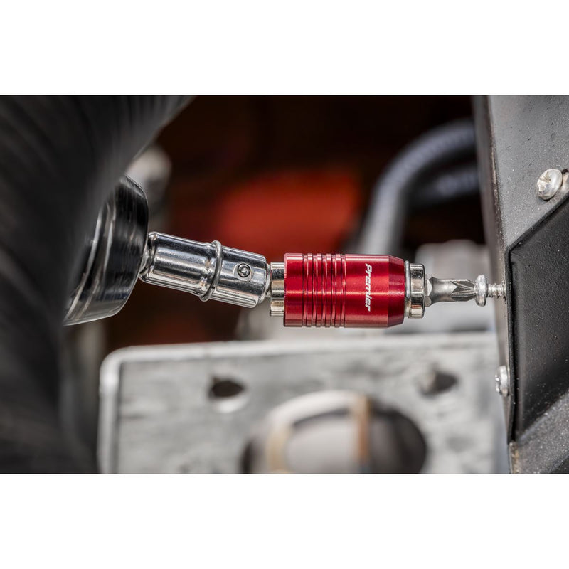 Sealey Premier Premier Pivoting Magnetic Bit Holder 1/4"Hex(M) - 1/4"Hex(F) Sealey Premier - Dynamic Drive