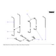 Thule ELITE G2 PLATFORM WITHOUT RAIL - 1500603817